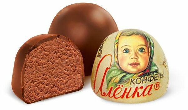 Конфеты Красный Октябрь Алёнка крем-брюле купол вес 