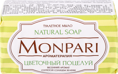 

Туалетное мыло Monpari Цветочный поцелуй 180 г