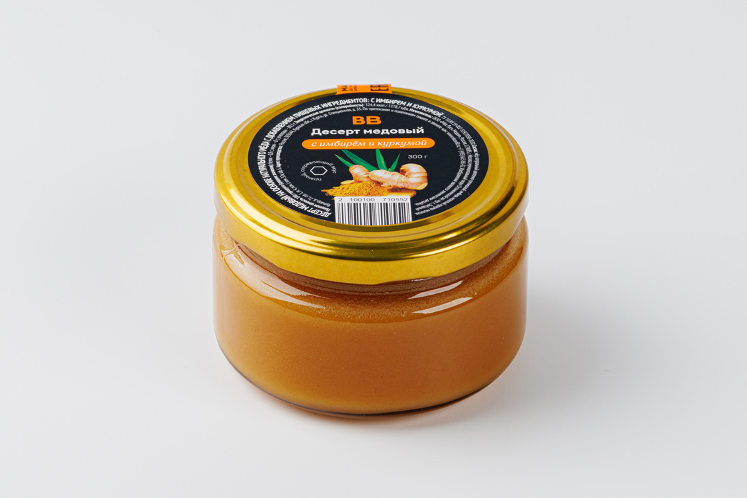 

Десерт медовый с имбирем и куркумой