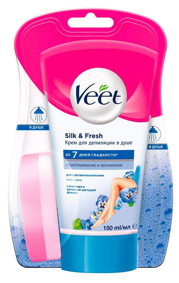 

Крем для депиляции Veet с алоэ вера и ароматом цветущей фиалки 150 мл