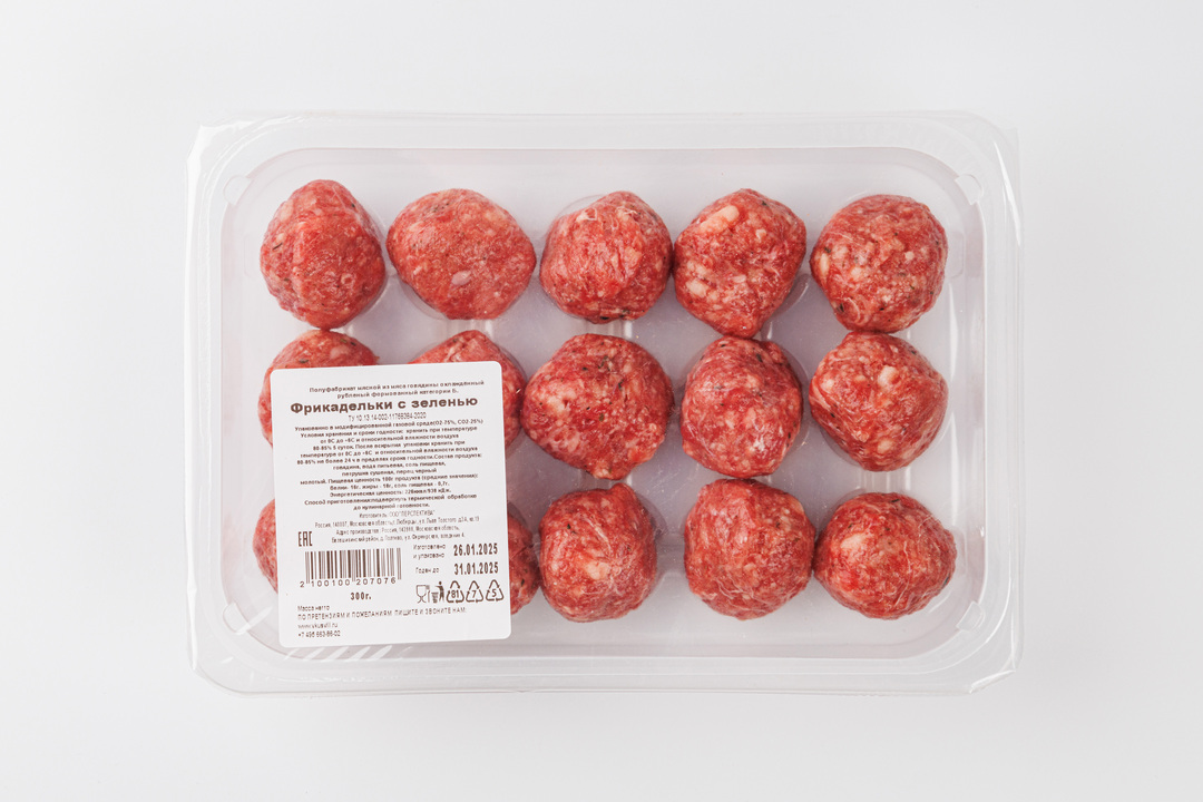 

Фрикадельки Вкусвилл с зеленью охлажденные