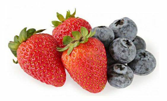 Ягодный микс Artfruit Сердце голубика и клубника 200 г