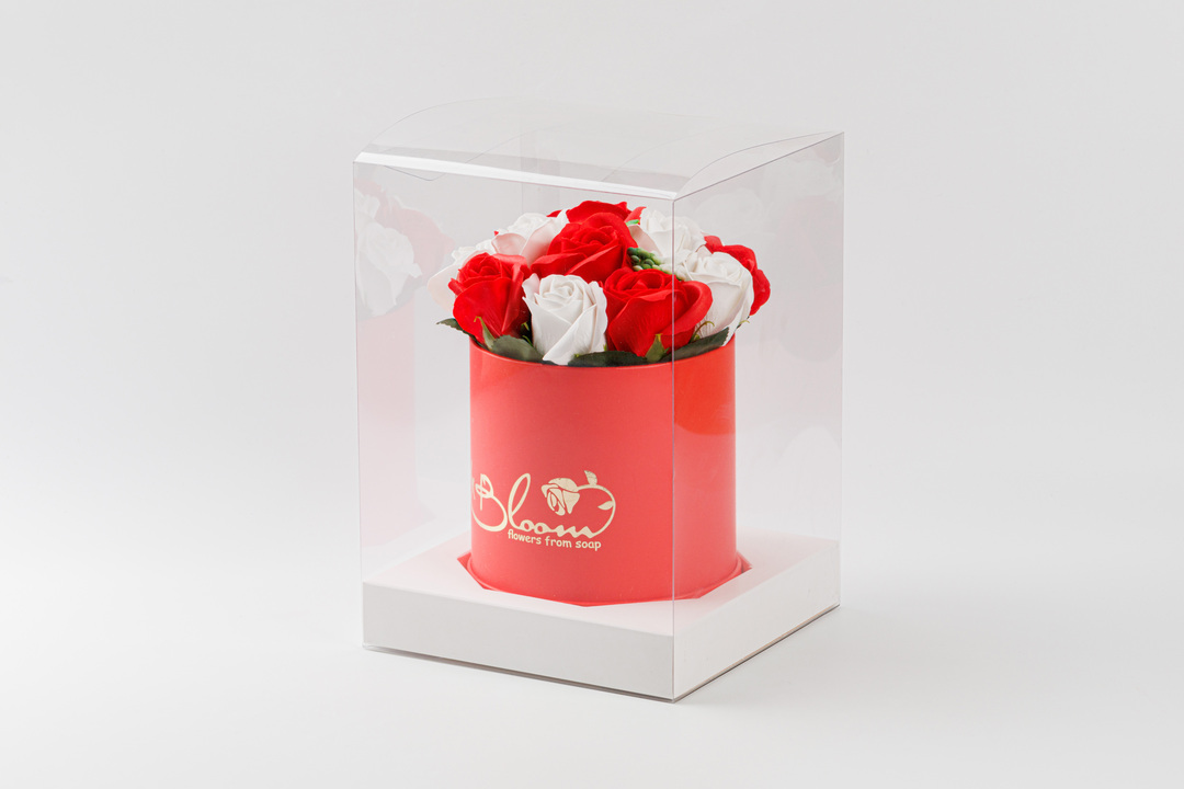 

Букет из мыльных цветов №4, 12*14 см