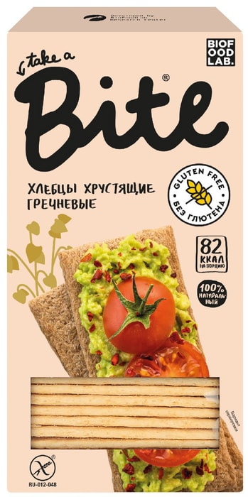 

Хлебцы Take a Bite гречневые безглютеновые 150 г