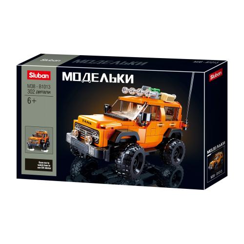 

Конструктор Sluban Модельки Джип M38-B1013 302 детали