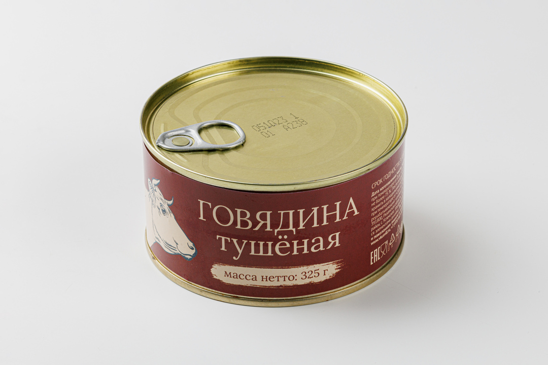 

Говядина тушеная ВкусВилл 325 г
