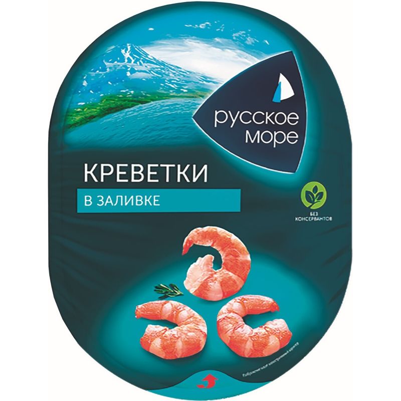 

Креветки Русское море в заливке 180 г