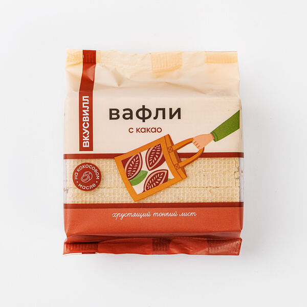 Вафли с какао, 90г