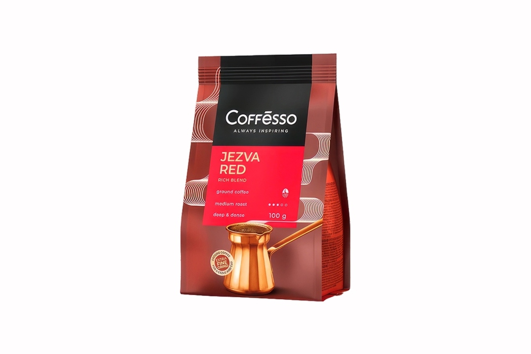

Кофе молотый Coffesso Jezva Red жареный для турки 100 г