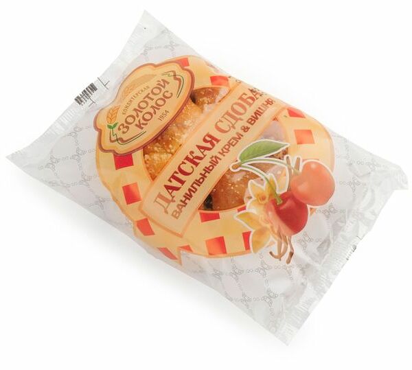 Золотой колос Золотой колос Датская сдоба ванильный крем-вишня 75 г