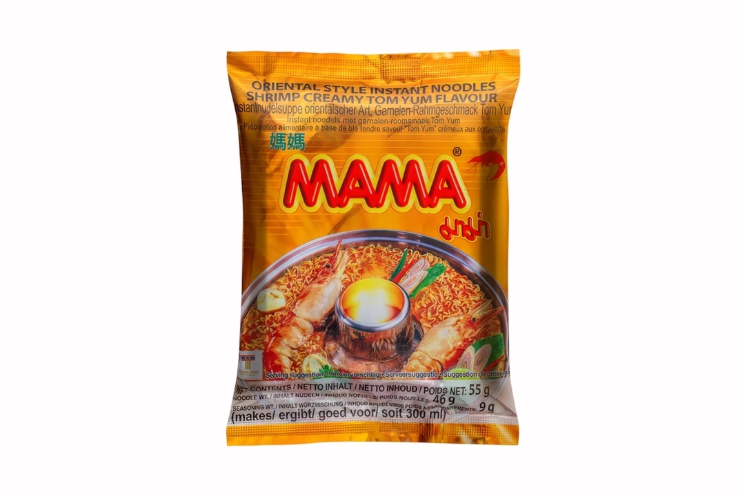 

Лапша быстрого приготовления Mama Том Ям кремовый 55 г