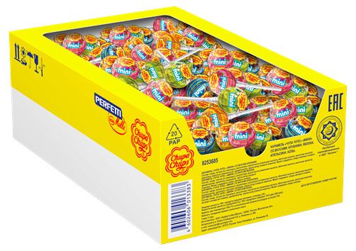 

Карамель Chupa Chups мини в ассортименте вес