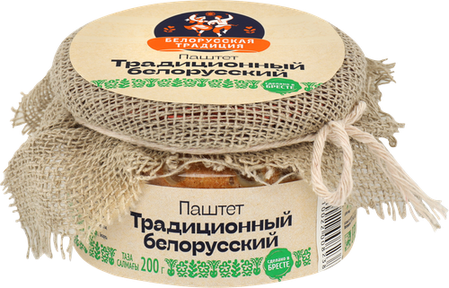 

Паштет Белорусская традиция Традиционный 200 г
