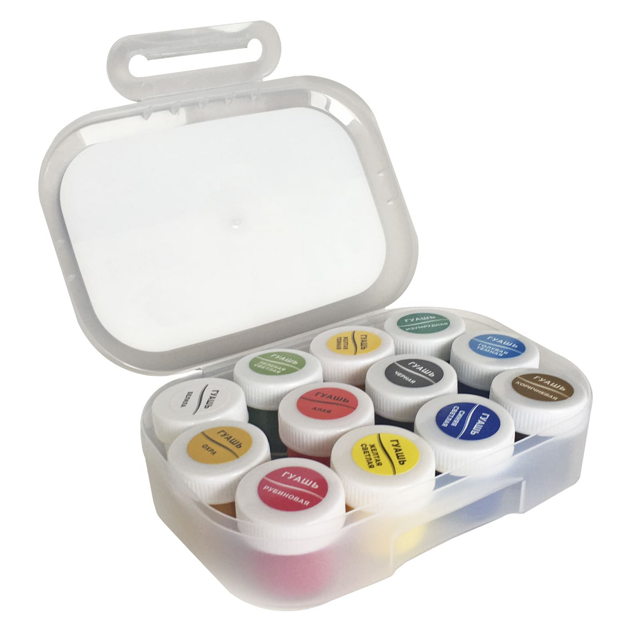 

Гуашь Луч Классика цвета 12 цветов в контейнере 320 г