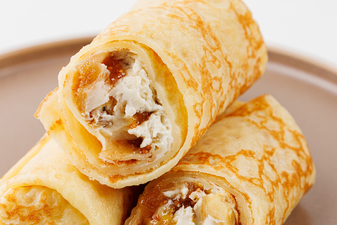 

Блины с мягким сыром, инжиром и медом Вкусвилл 160 г