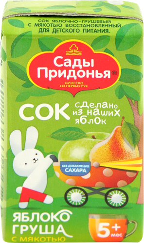 

Сок Сады Придонья Яблоко-груша 125 мл