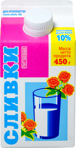 

Сливки пастеризованные Племзавод Ирмень 10% 450 мл