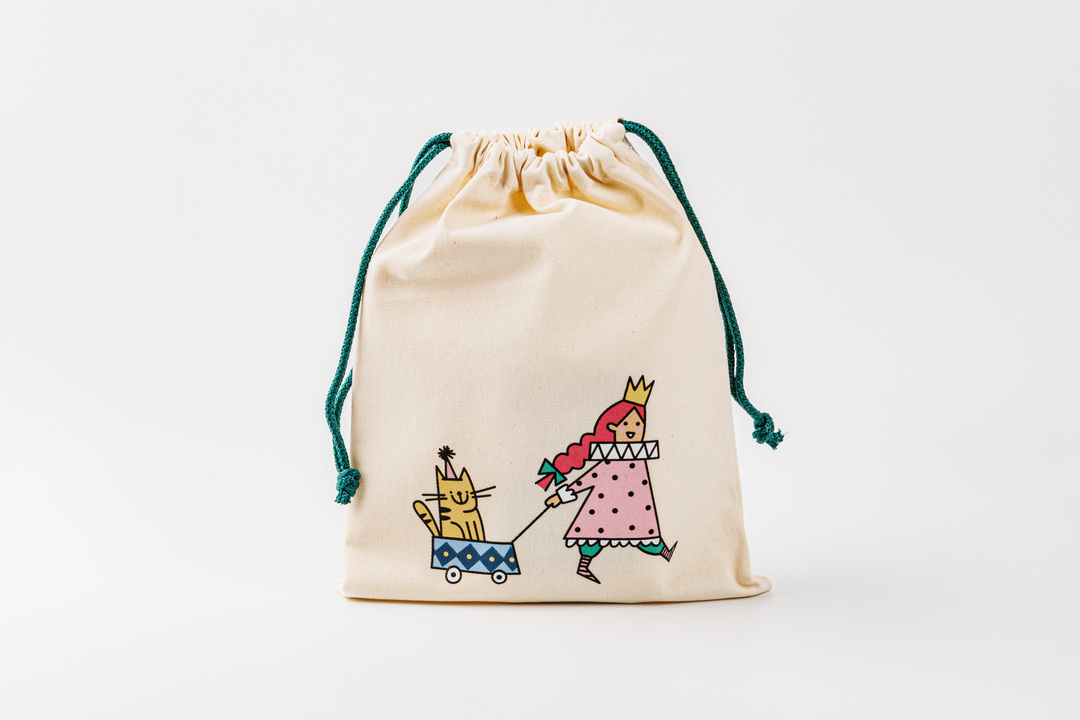 

Мешочек для подарков "Принцесса с котиком"