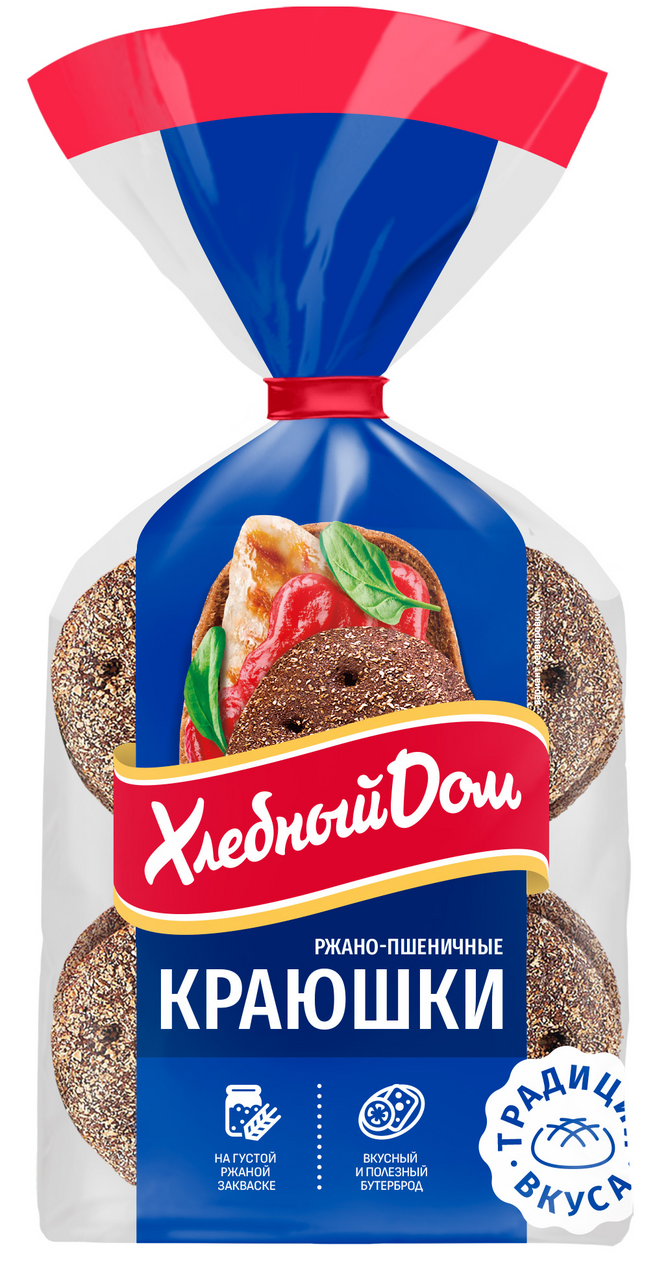 

Лепешки Хлебный дом Краюшки ржано-пшеничные 240 г