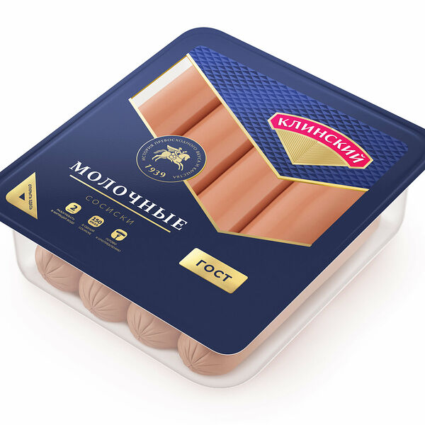 Сосиски Клинский Молочные 470 г