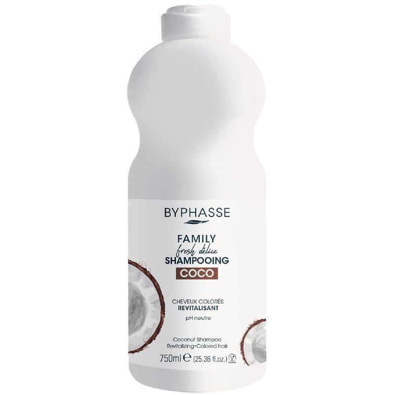 

Шампунь для окрашенных волос Byphasse Family Fresh Delice Coco 750 мл