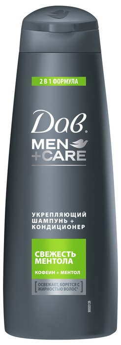 

Шампунь для волос Дав Men Care Свежесть ментола 250 мл
