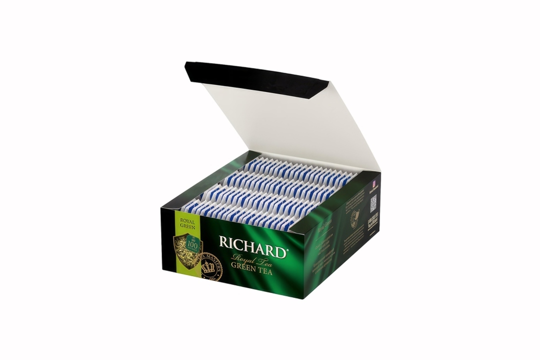 

Чай зеленый Richard Royal Green 100 пакетиков 200 г