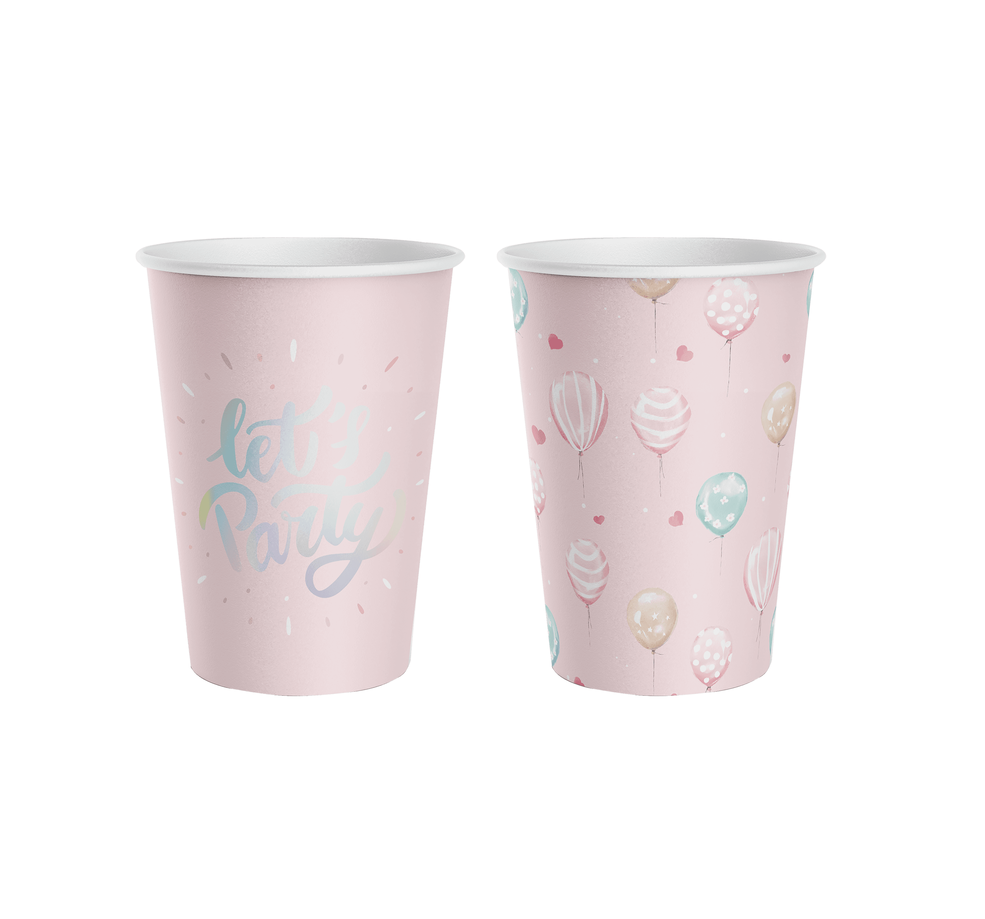 

Стаканы одноразовые Girls 250 мл бумажные, с тиснением Арт. СТКМ, 6шт