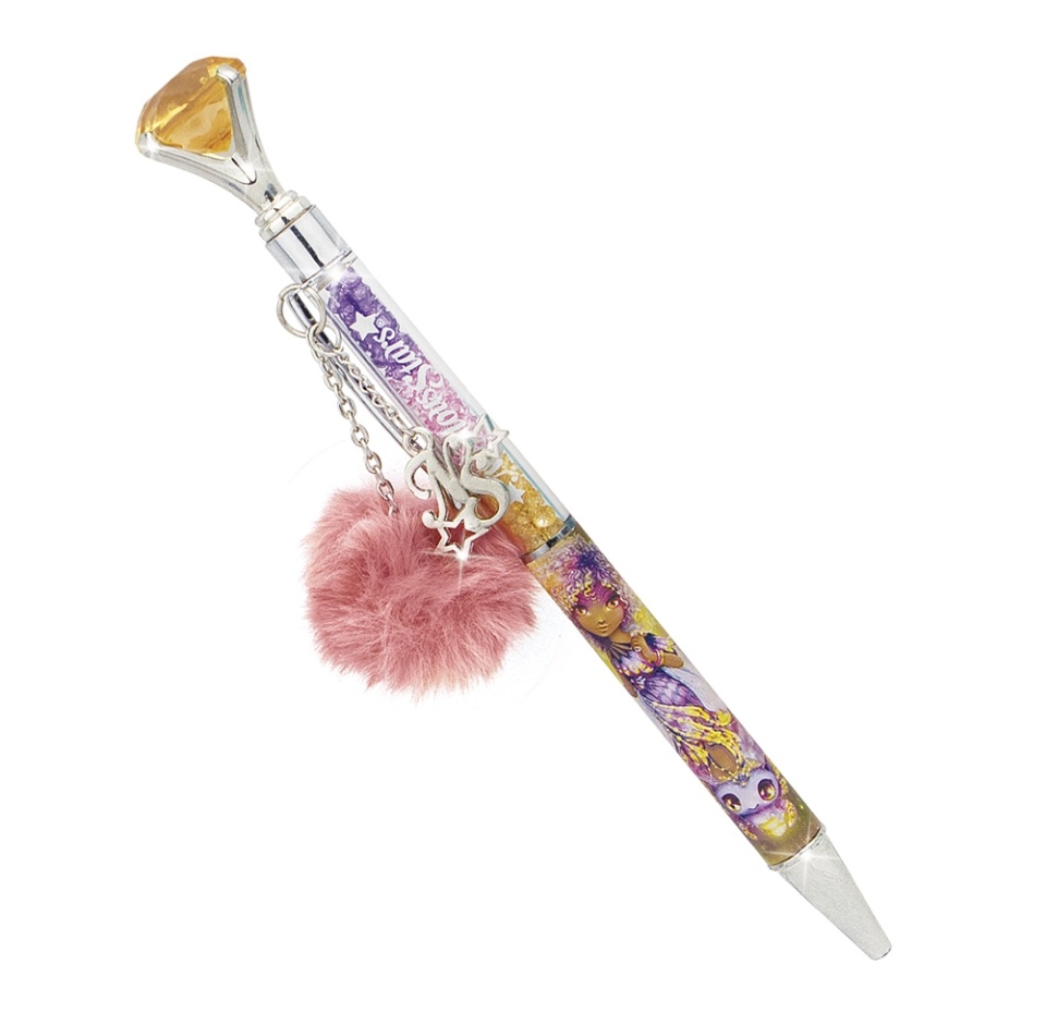 

Ручка шариковая Nebulous Stars серия Orelia с помпоном и кристаллами, в ассортименте