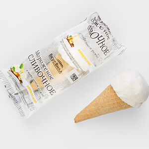 Мороженое сливочное в рожке "Ванильное"(Продукт замороженный)