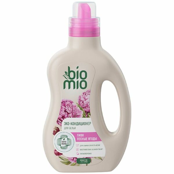 Кондиционер для белья BioMio Пион и лесные ягоды 800 мл