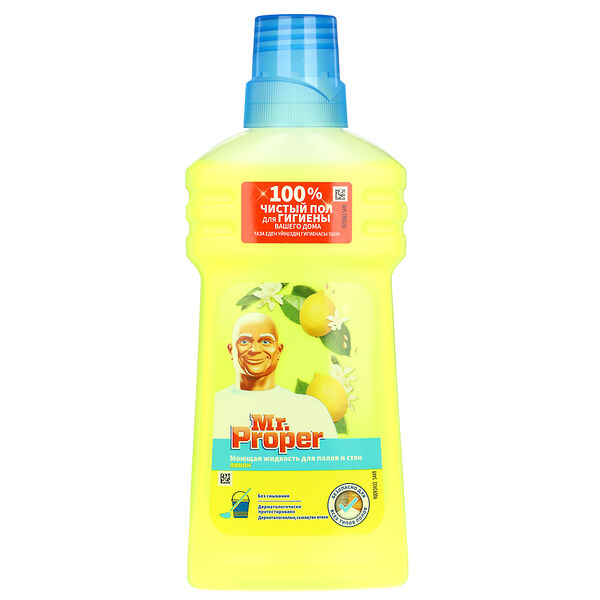 Жидкость моющая Mr.Proper лимон для полов и стен, 500 мл