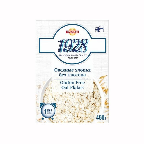 Хлопья Myllyn Paras 1928 овсяные без глютена 450г