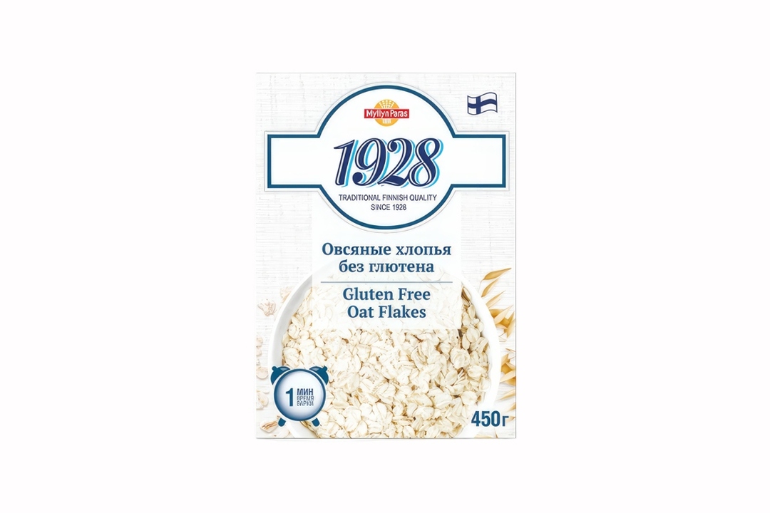 

Хлопья Myllyn Paras 1928 овсяные без глютена 450 г