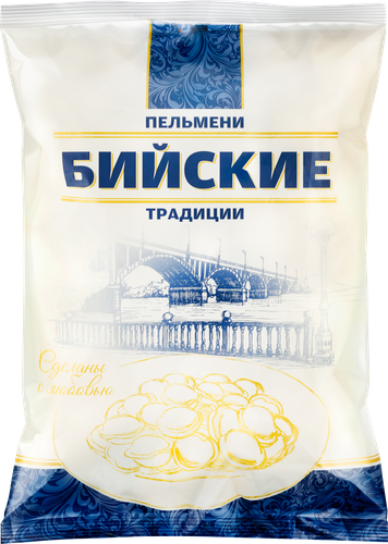 

Пельмени Бийские традиции говядина свинина 800 г