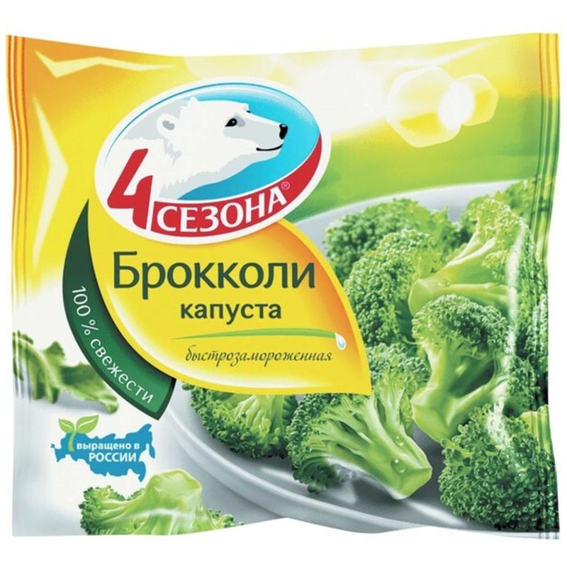 

Капуста брокколи 4 Сезона замороженная 400 г