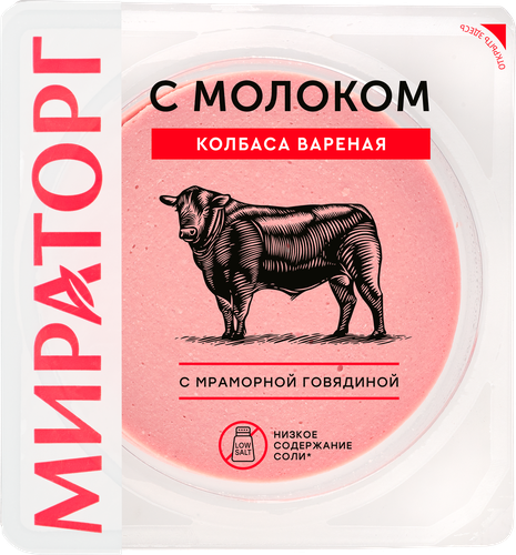 

Колбаса варёная С молоком Мираторг нарезка 160 г