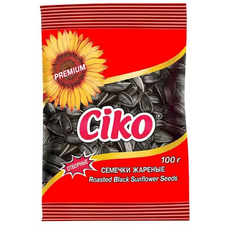 

Семена подсолнечника Ciko чёрные жареные 100 г