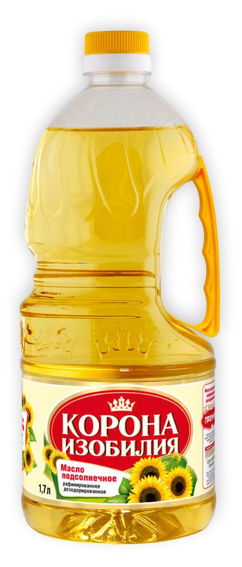 

Масло подсолнечное Корона изобилия, 1.7 л