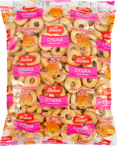 

Сушки СЛАКОН Ванильные, 500г