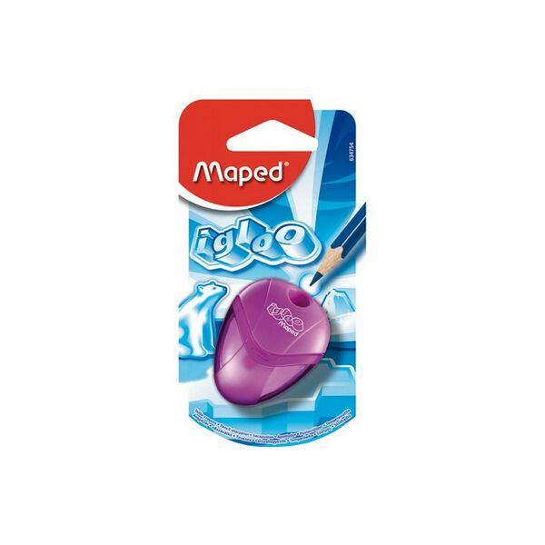 Точилка на 1 отв I-Gloo Maped ассорти блистер арт 634754
