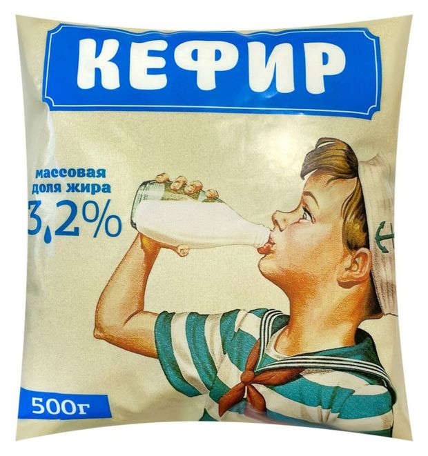 

Кефир Надежда 3,2%, без змж