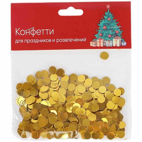 Конфетти для праздников и развлечений Маркет, 1 шт в ассортименте