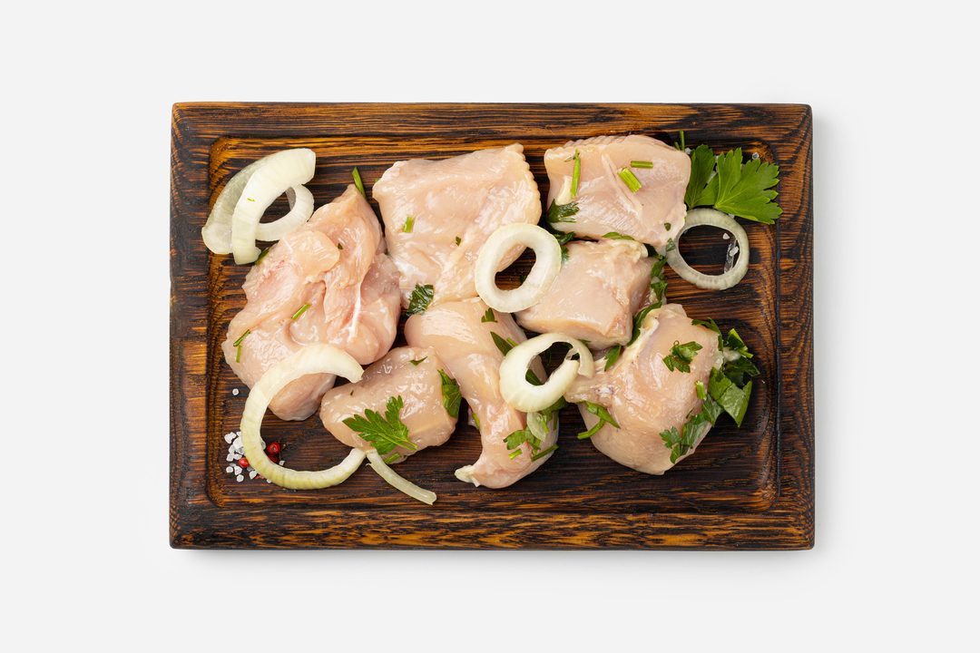 

Шашлык из филе куриного вес.