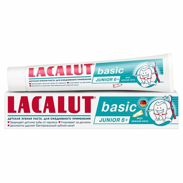 Зубная паста Lacalut Basic Junior 6+ 60 г