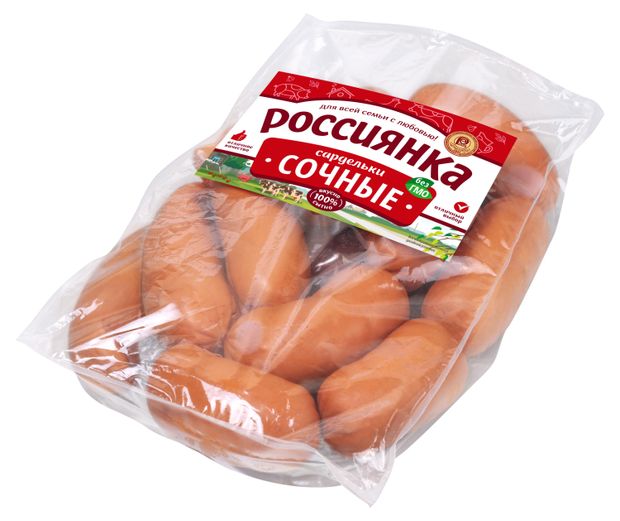 

Сардельки РОССИЯНКА Сочные вес.