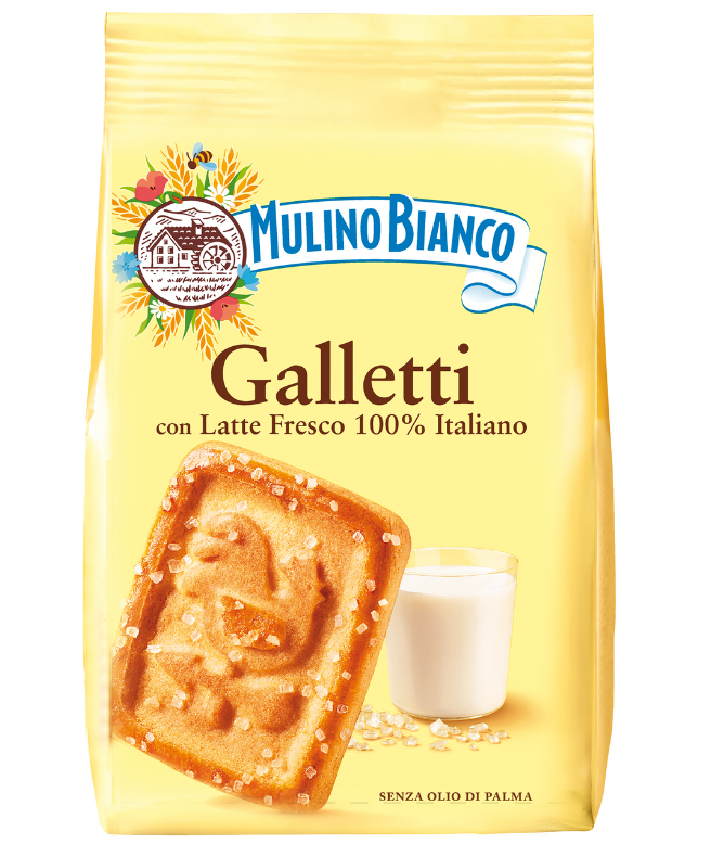 

Печенье Mulino Bianco Galletti с сахарными кристаллами 350 г