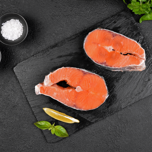 

Лосось Атлантический Лента Fresh стейк замороженный вес