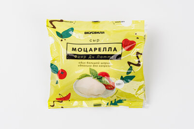 Сыр Моцарелла ВкусВилл Фиор Ди Латте с заливкой 180 г