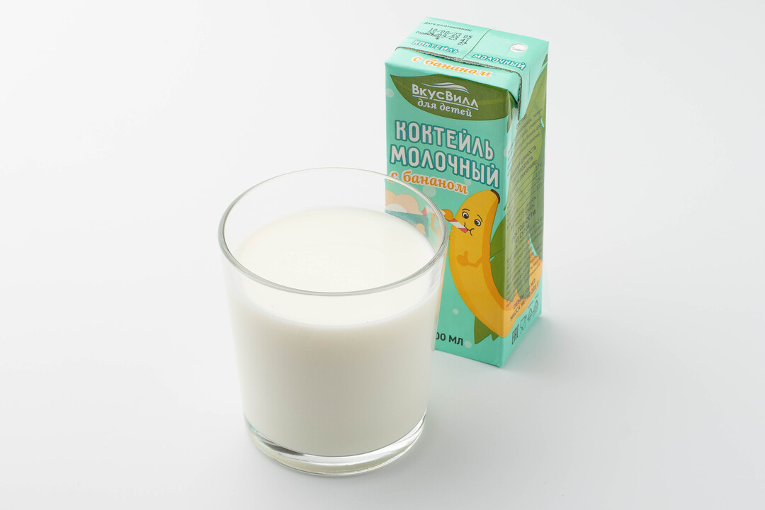 

Коктейль детский молочный с бананом 2,5%